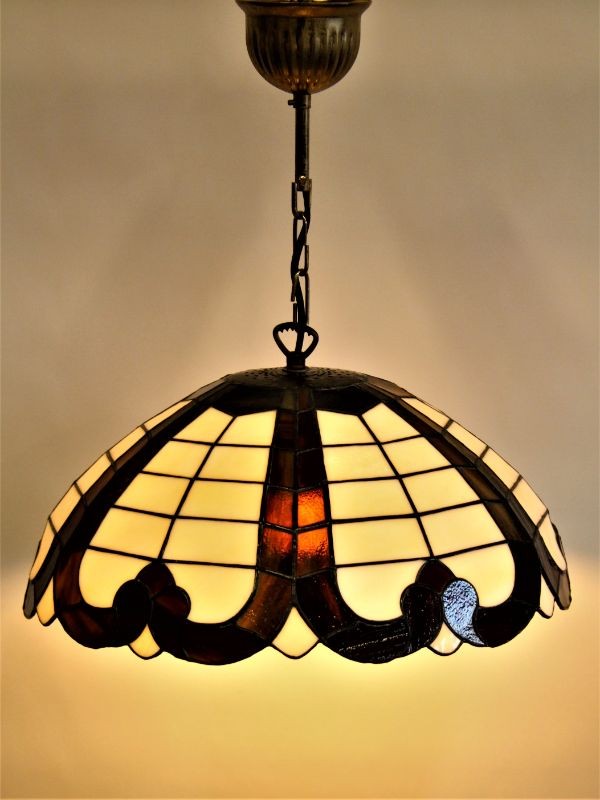 Vintage hanglamp Tiffany stijl